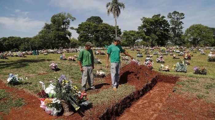 Small Brazilian city prepares to bury remains of soccer club 